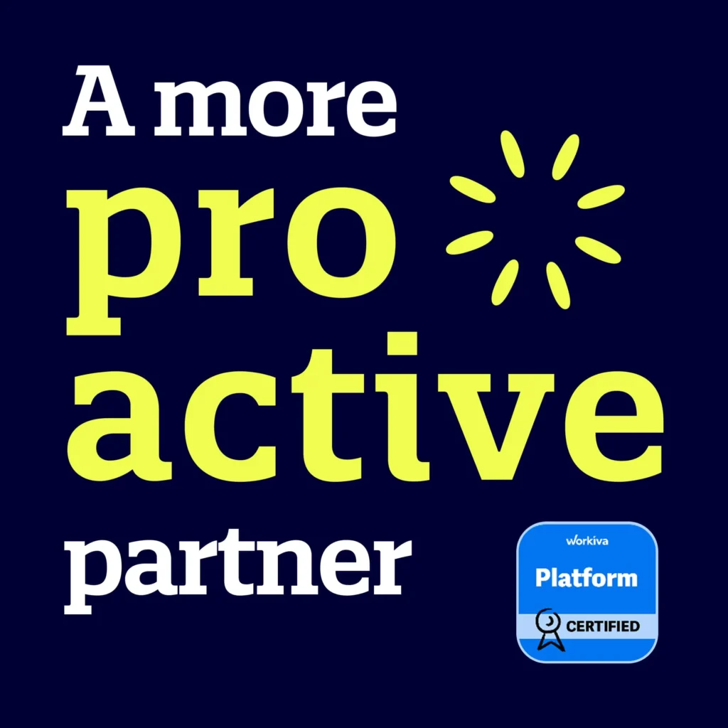 Workiva. A more proactive partner