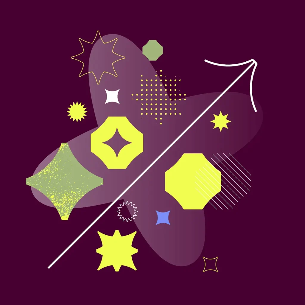 Luminous branded illustration